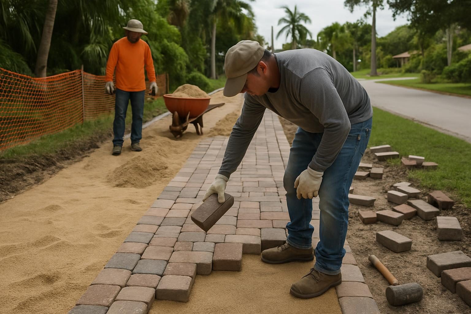 Stock photo: Walkway Paving